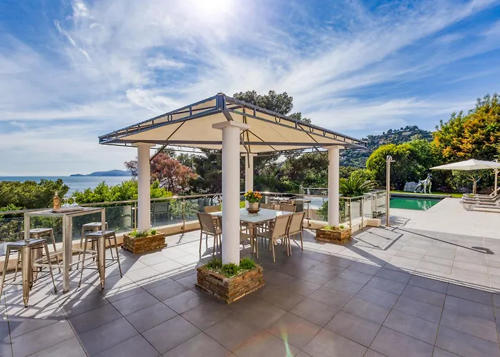 Domaine Du Soleil, Vue Avec Piscine Le Lavandou